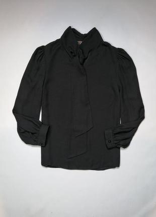 Блуза жіноча чорна шифонова розмір s/m