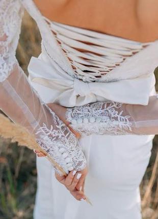 Весільну сукню, розмір xs-s5 фото