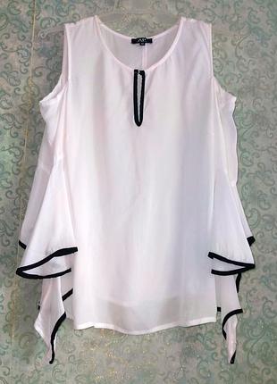 Блуза школьная блуза с открытыми плечами