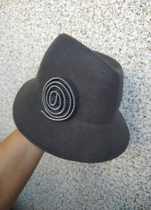Nulu стильная шляпа шляпка шерсть. италия.