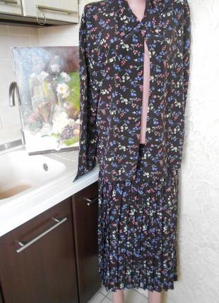 #распродажа #dalia#винтажный костюм с юбкой плиссе #большой размер 16 #10 фото