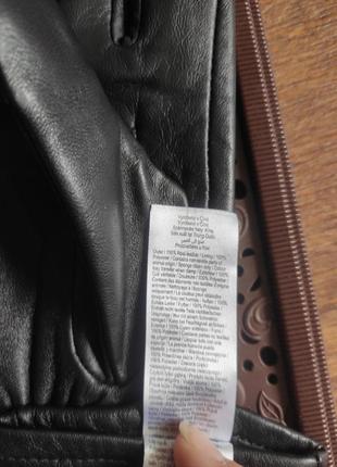 Женские кожаные перчатки бренда f&f с эффектом smarttouch6 фото