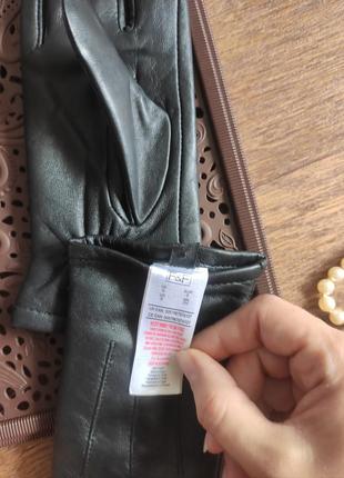 Женские кожаные перчатки бренда f&f с эффектом smarttouch7 фото
