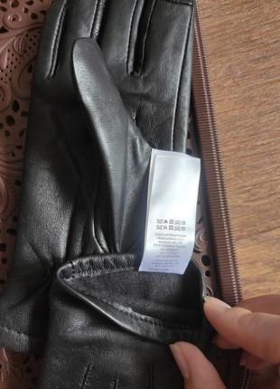 Женские кожаные перчатки бренда f&f с эффектом smarttouch5 фото
