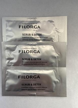 Filorga scrub & detox филорга скраб-детокс для інтенсивного очищення шкіри3 фото