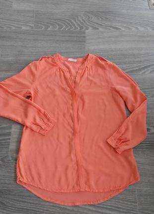 Легенька блузка коралового кольору; opus; l7 фото