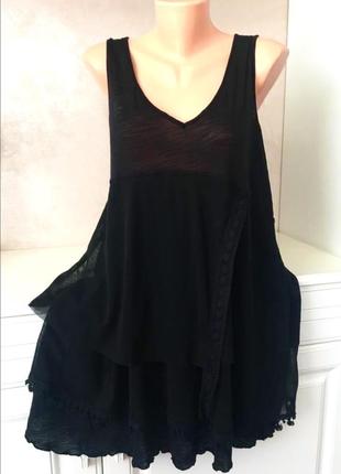🔥 черное базовое платье свободного фасона1 фото