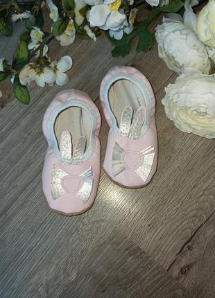 Чешки балетки зайки, размеры от 11см до 30см