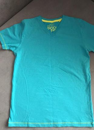 Голубая футболка для мальчика на 8 лет next