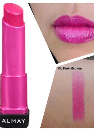 Помада на основе масла ши увлажняющая almay shade butter kiss 100 pink medium