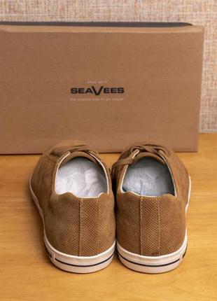 Оригінал! чоловічі замшеві кеди seavees hermosa plimsoll varsity us13/31см устілка від краю до краю7 фото