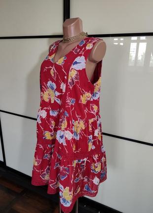 Next чудове коттоновое пишна сукня з оборкою uk 20 eur 486 фото