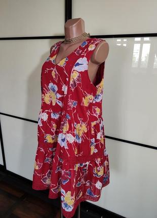 Next чудове коттоновое пишна сукня з оборкою uk 20 eur 485 фото