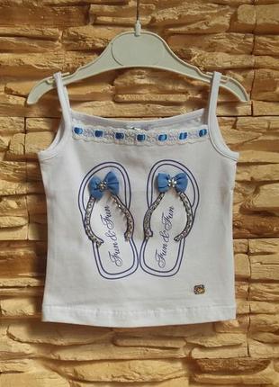 Майки/топи fun&fun (італія) на 6 і 9 місяців