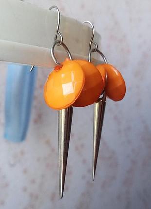 Серьги с длинным шипом 2