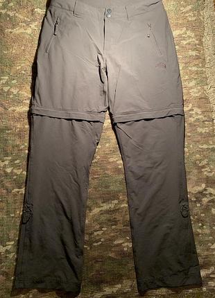 Штаны трекинговые 2 в 1 the north face, оригинал, размер l