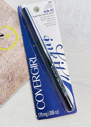 Олівець для очей covergirl violet ink/темний фіолетовий. водостійкий.