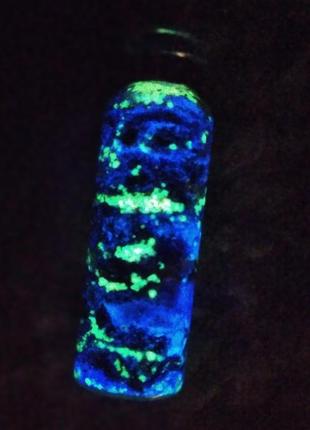 Светящийся в темноте космос в бутылочке кулон, брелок на сумку #2