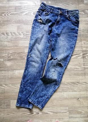Джинсы рваные h&m р.s, 36.