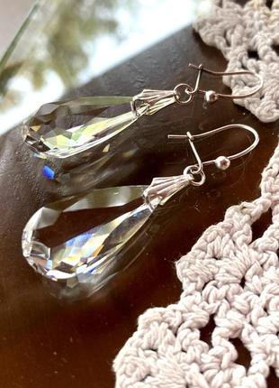 Винтажные серьги серебро