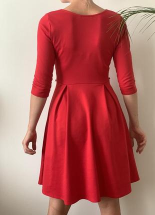 Трикотажне плаття червоне tu червона сукня трикотажна4 фото