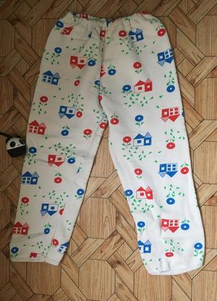 Тёплые штанишки для дома на девочку 4-5 лет