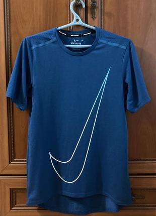 Футболка nike dri-fit t-shirt tee спортивна big logo swoosh