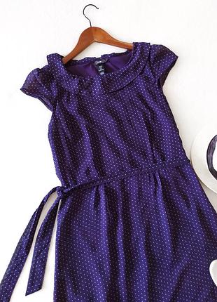 Женственное платье в горошек h&m 3