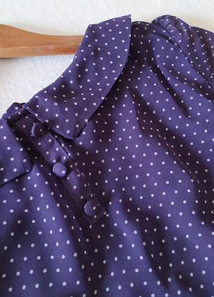 Женственное платье в горошек h&m 5