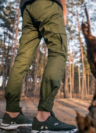 Нереальні котонові штани baza khaki3 фото