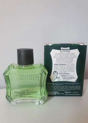 Лосьон после бритья proraso lozione освежающий 100 мл2 фото