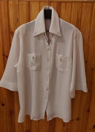 Блузка, блузка-пиджак, "большой размер", 56- 60, новая