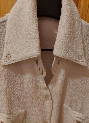 Блузка, блузка-пиджак, "большой размер", 56- 60, новая3 фото
