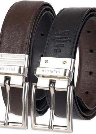 Двусторонний мужской ремень tommy hilfiger пояс томми хилфигер оригинал