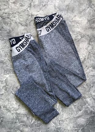 Спортивные лосины gymshark flex blue marl5 фото