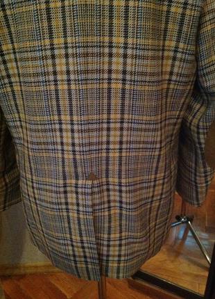 Отличный пиджак с локтями в шотландскую клетку бренда mcgregor, р. 525 фото