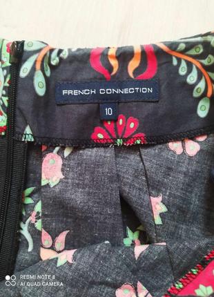 Пышная юбка french connection яркий красивый принт размер 10/ s/eur389 фото