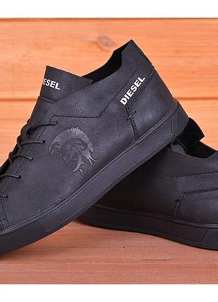 Кеды кроссовки мужские кожаные Lacoste Black кеды