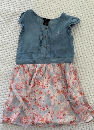 Платье calvin klein на девочку (5 лет), оригинал