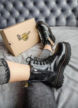 Dr. martens jadon black молния без меха 36,37,38,39,40,412 фото