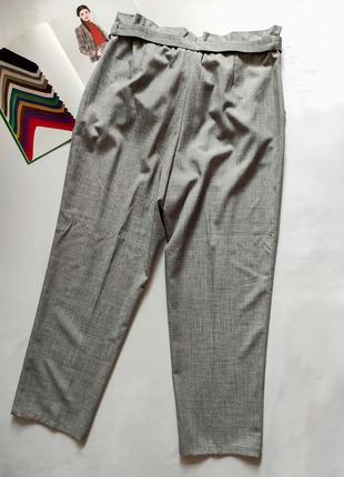 Новые светло-серые брюки на резинке с высокой посадкой h&m.  практичность, удобство и универсальност3 фото