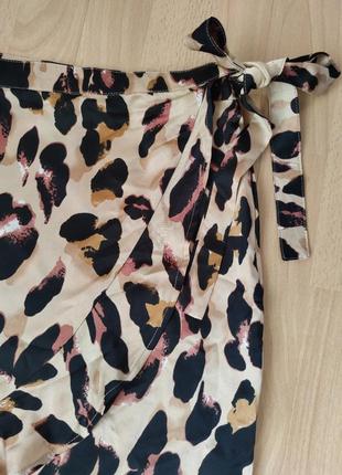 Леопардовая юбка на запах nasty gal2 фото