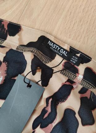 Леопардовая юбка на запах nasty gal3 фото