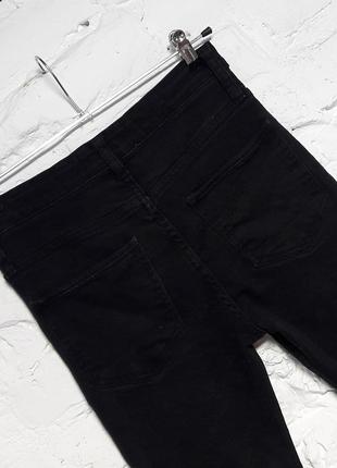 Идеальные черные джинсы скинны4 фото