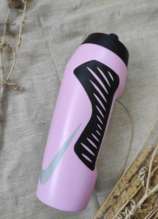 Спортивна еко пляшка фляжка nike hyperfuel water bottle рожева 700 мл2 фото