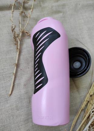 Спортивна еко пляшка фляжка nike hyperfuel water bottle рожева 700 мл5 фото