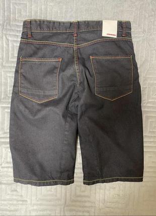 Чоловічі джинсові шорти, бриджі з великими кишенями8 фото