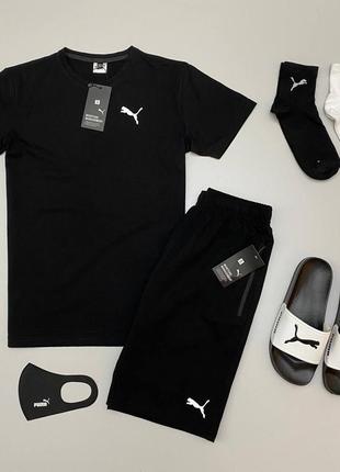 6в1 мужской спортивный трикотажный костюм летний puma