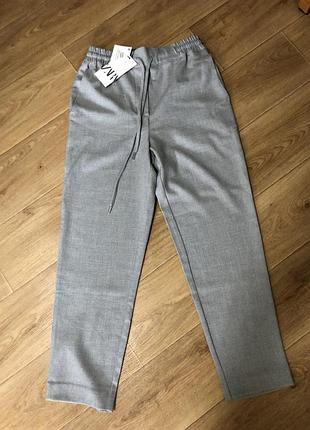 Якісні сірі штани джоггери zara