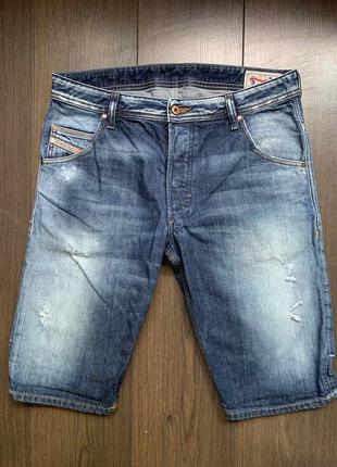 Мужские джинсовые шорты diesel размер 32